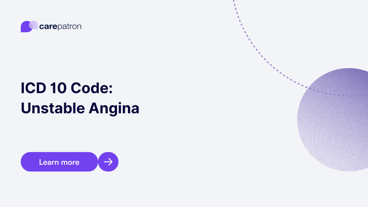 Unstable Angina ICD10CM Codes 2023